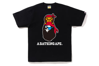 A Bathing Ape Pirate Store Tee (Black)