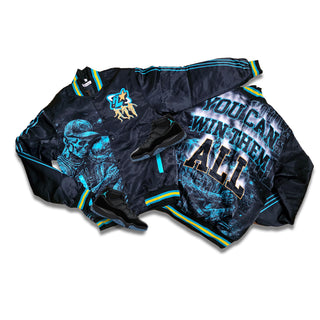 RETRO LABEL Win Them All SATIN JACKET (RETRO 11 GAMMA BLUE)