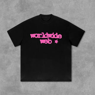 SP5DER Sp5der Web Tee (Black/Pink)