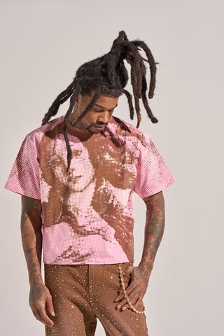 Aologne "VENUS" PINK SS TEE