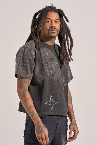 Aologne "VENUS" BLACK SS TEE