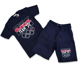 Retro Label SCHEME TEAM Shorts and Shirt Set (Retro 6 OLYMPIC)