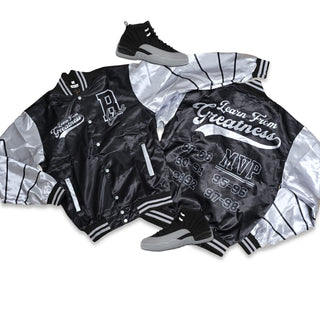 RETRO LABEL GREATNESS SATIN JACKET (RETRO 12 BARON)