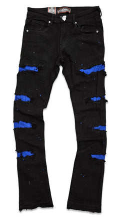 Denimicity Jeans (BLACK/BLUE)