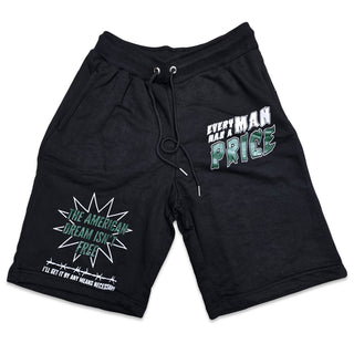 Retro Label PRICE Shorts (Retro 4 green oxide)