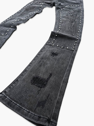 PHEELINGS Muerte STACK DENIM (Black Wash)