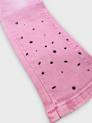 PHEELINGS Milkyway Rhinestone SKINNY DENIM (Pink Wash)