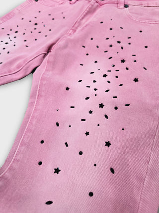 PHEELINGS Milkyway Rhinestone SKINNY DENIM (Pink Wash)