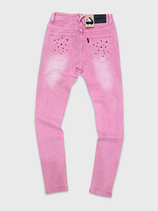 PHEELINGS Milkyway Rhinestone SKINNY DENIM (Pink Wash)