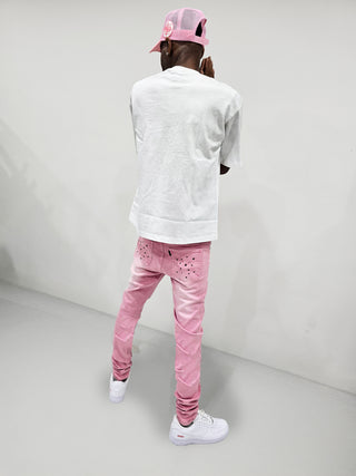 PHEELINGS Milkyway Rhinestone SKINNY DENIM (Pink Wash)