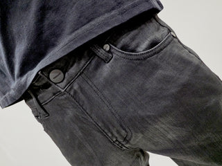 PHEELINGS Pitch Black SKINNY DENIM (Jet Black Waxed)