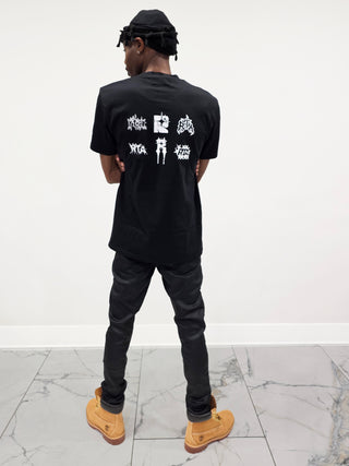 PHEELINGS Pitch Black SKINNY DENIM (Jet Black Waxed)