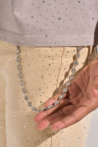 Aologne "ALONE AT THE TOP" WALLET CHAIN (SILVER)