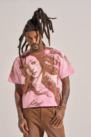Aologne "VENUS" PINK SS TEE