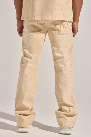 Aologne "LIGHT WALKER" STRAIGHT PANTS (CREAM)