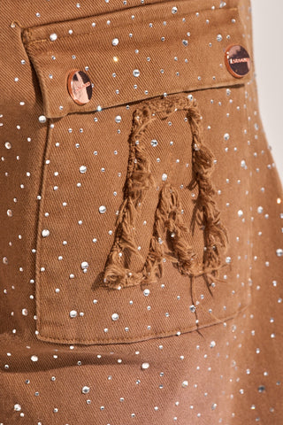 Aologne "LIGHT WALKER" STRAIGHT PANTS (BROWN)