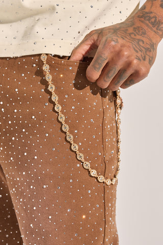 Aologne "ALONE AT THE TOP" WALLET CHAIN (Gold)