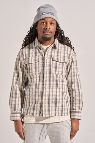 Aologne "LONELY PATH" FLANNEL (CREAM)