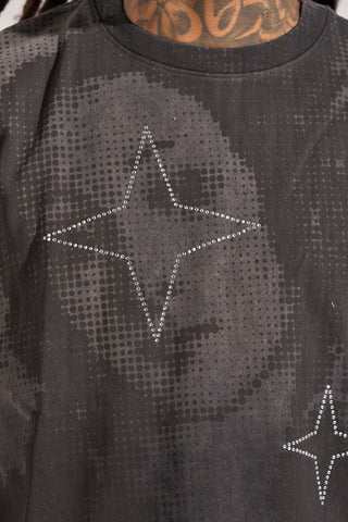 Aologne "VENUS" BLACK SS TEE