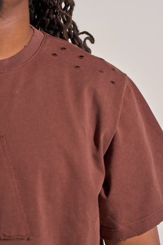 Aologne "BEHOLDER" BROWN SS TEE