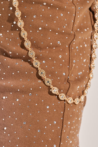 Aologne "ALONE AT THE TOP" WALLET CHAIN (Gold)