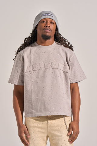 Aologne "MOON LIGHT" SS TEE (GREY)