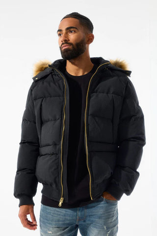 Jordan Craig Cross Bay Bomber Jacket (Black)