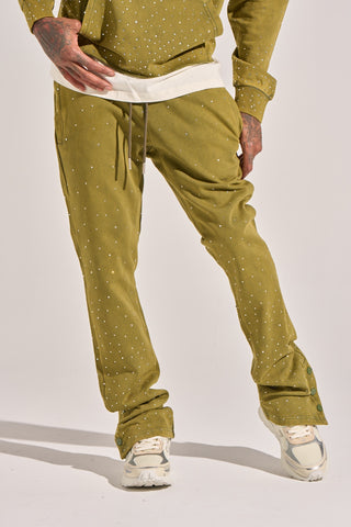 Aologne "STAND ALONE" OLIVE JOGGERS