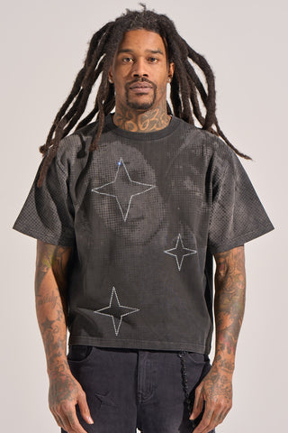 Aologne "VENUS" BLACK SS TEE