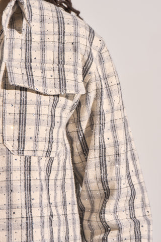 Aologne "LONELY PATH" FLANNEL (CREAM)