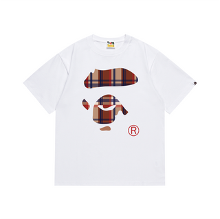 A Bathing Ape pattern printed T-shirt (White)