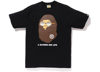 A Bathing Ape BAPE x Big Sean Swarovski Ape Head Tee (Black)