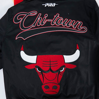 Pro Standard Chicago Bulls Living Large M Twill Jacket (Black)