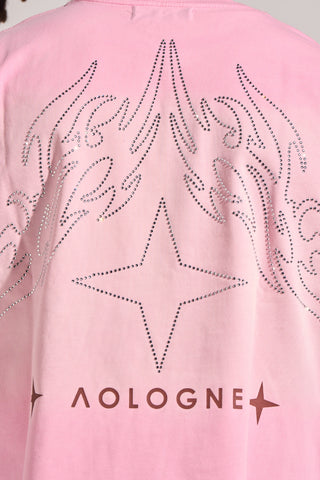 Aologne "VENUS" PINK SS TEE