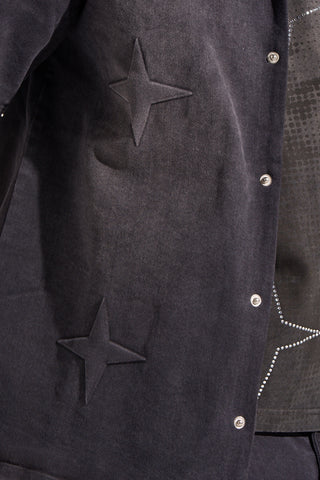 Aologne "DANTE" BUTTON UP (BLACK WASH)