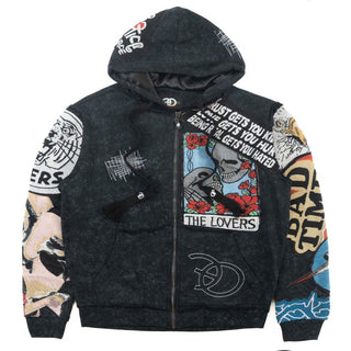 FROST ORIGINALS FROST BRAVE HEART TAPESTRY HOODIE (Black)