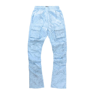 FROST ORIGINAL Monico Nylon Stacked Pants (Blue)