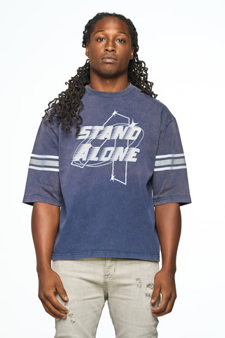 AOLOGNE ONE MAN TEAM NAVY SS TEE (NAVY)