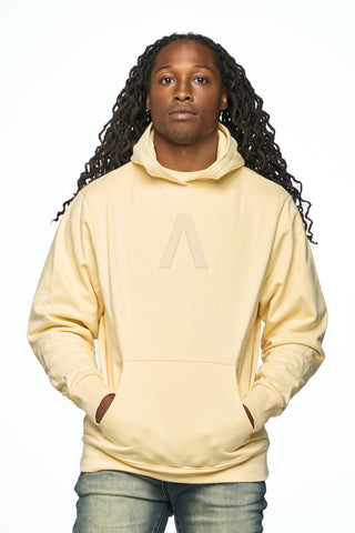 AOLOGNE STAND ALONE WASH HOODIE (CREAM)