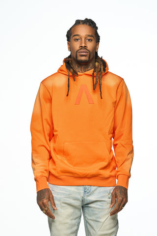 AOLOGNE STAND ALONE WASH HOODIE (ORANGE)