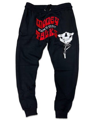 RETRO LABEL Money Talks JOGGERS (RETRO 3 OG FIRE RED)