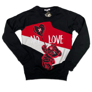 RETRO LABEL NO LOVE CREWNECK (RETRO 1 BRED PATENT)