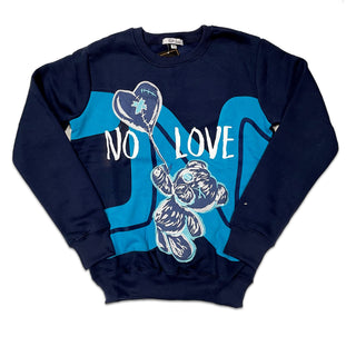 Retro Label No Love Crewneck (Retro 13 Obsidian)