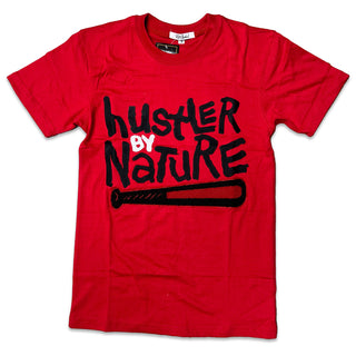 RETRO LABEL Hustler by Nature SHIRT (RETRO 9 CHILE RED)