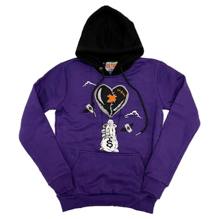 Retro Label Hot Air Hoodie (Retro 3 Court Purple)