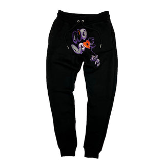 Retro Label No Love Air Joggers (Retro 3 Court Purple)