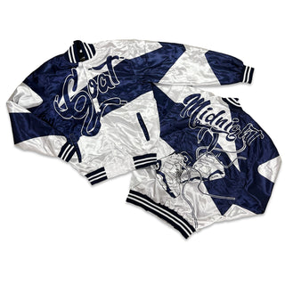 RETRO LABEL MIDNIGHT Goat JACKET (RETRO 6 Midnight Navy)