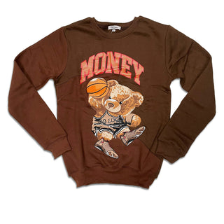 Retro Label Money Bear Crewneck (Retro 14 Winterized)