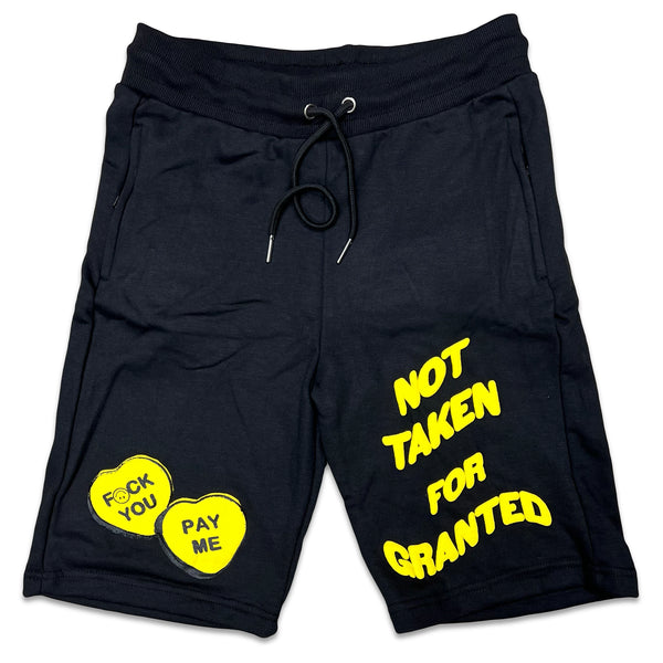 RETRO LABEL Know your worth Shorts (RETRO 4 Yellow Thunder)