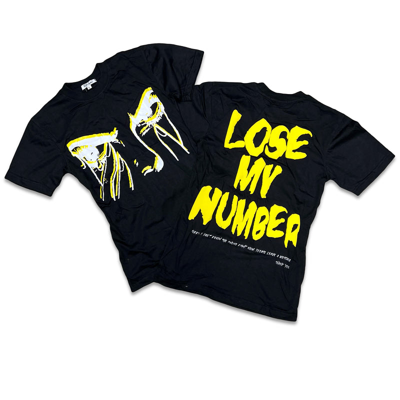 RETRO LABEL Lose my Number Shirt (RETRO 4 Yellow Thunder)